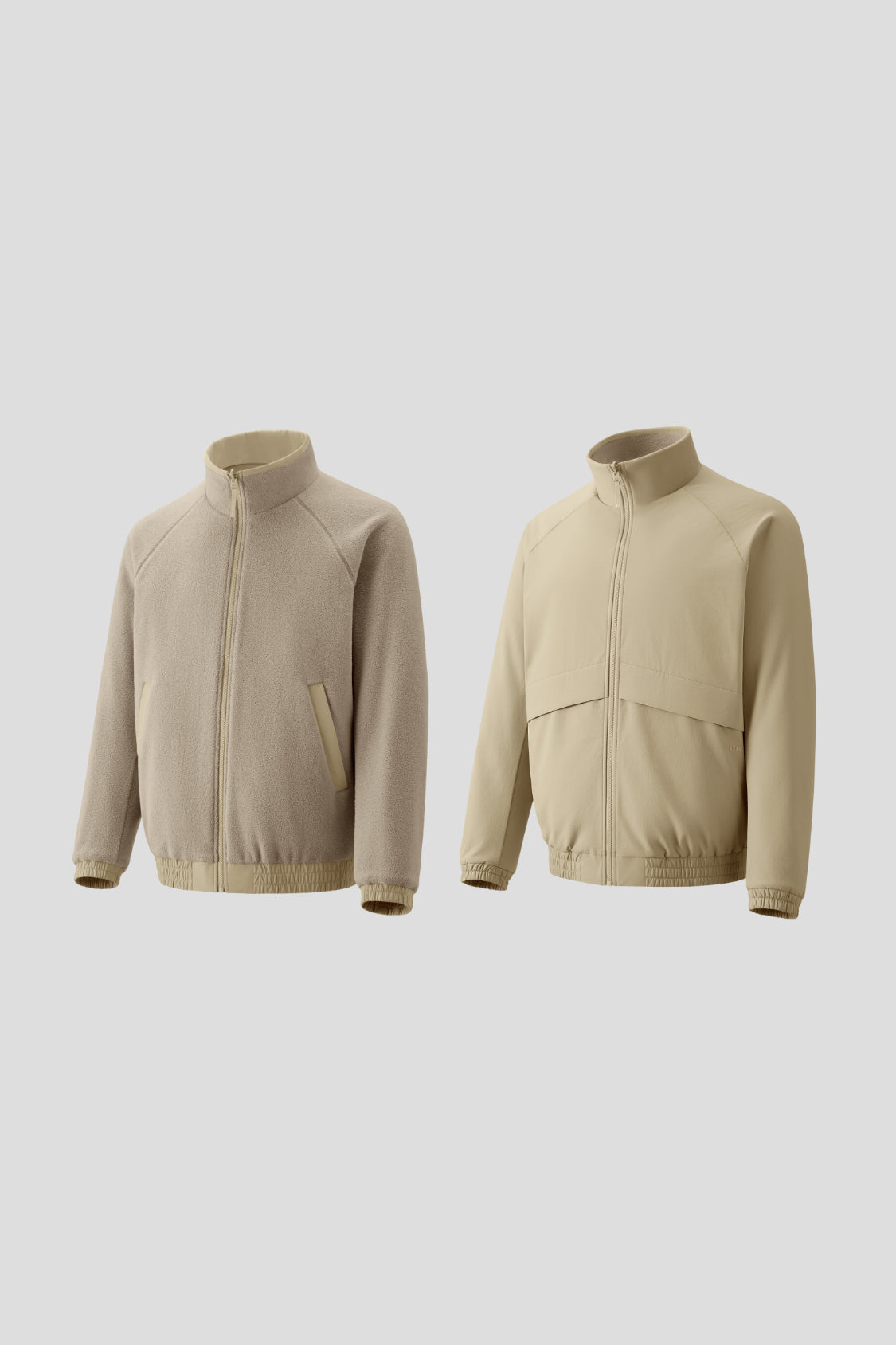 Men's Reversible Micro Fleece Softshell Jacket (High Warmth) ST031
