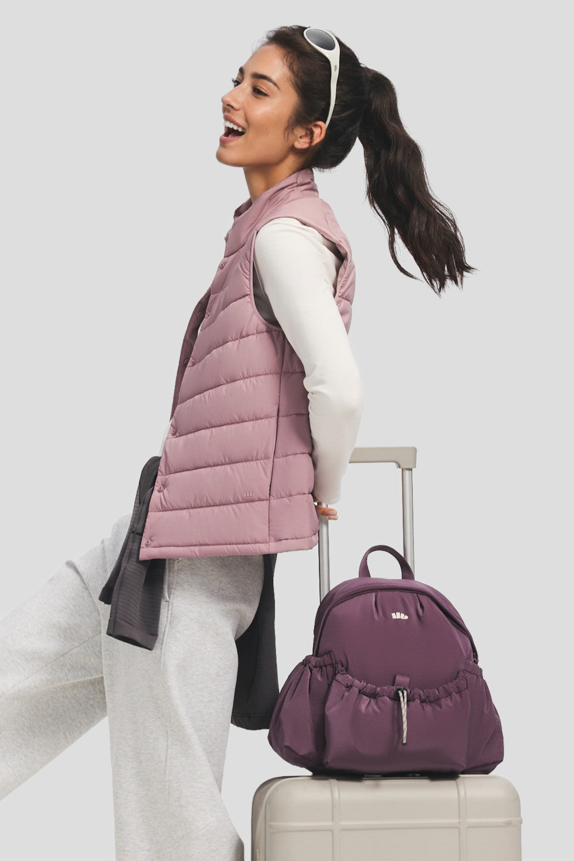 Mochila ligera y expandible LC007