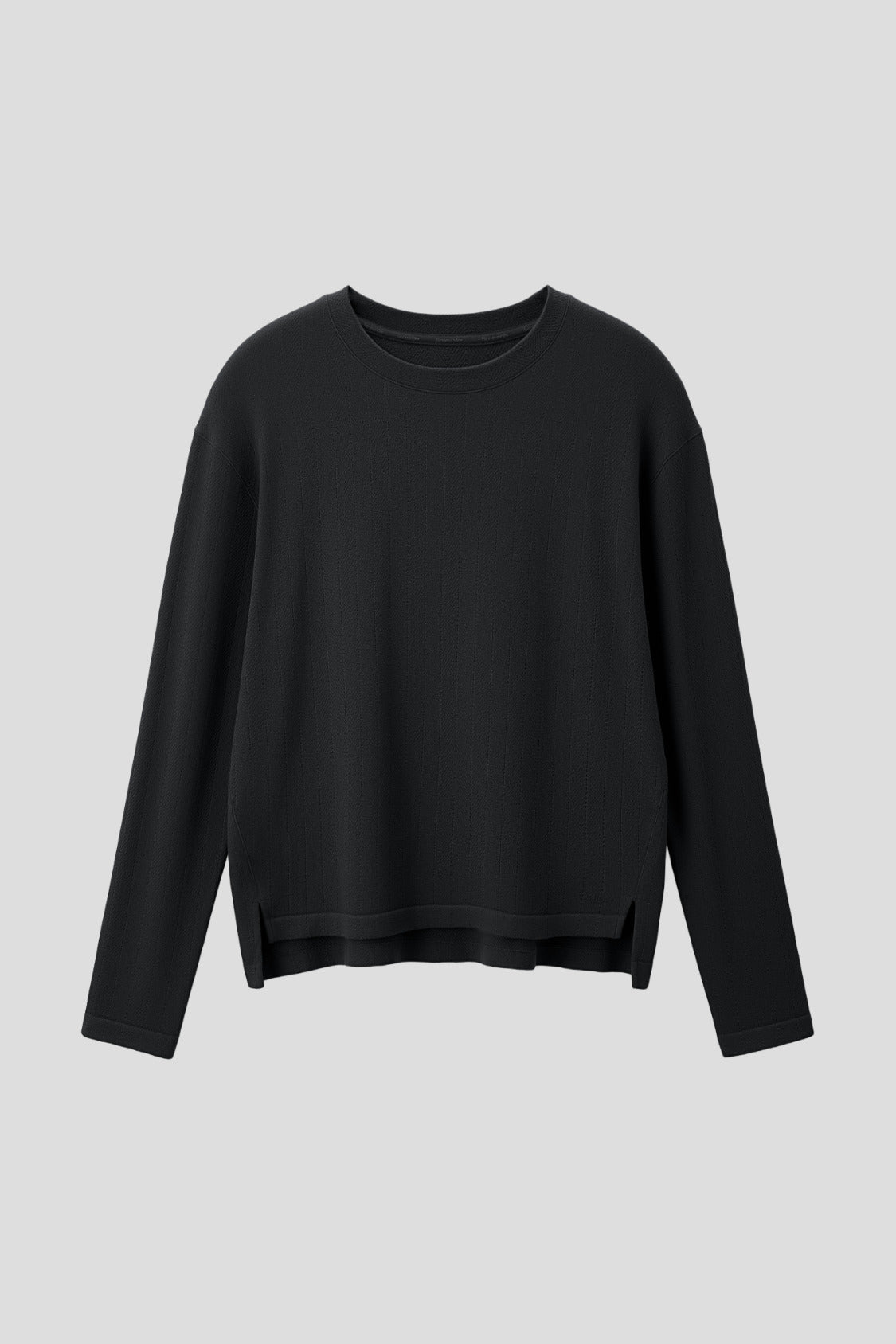 Women's High-Stretch Seamless Knit Relaxed Base Layer Top EL026