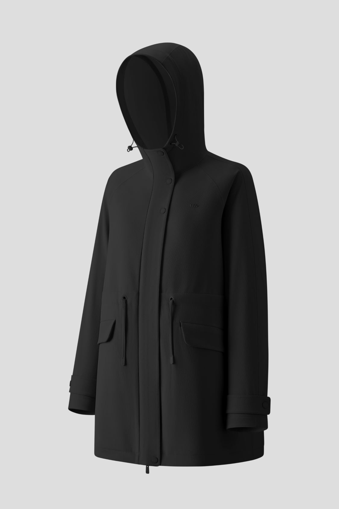 Women's High-Stretch Softshell Trench Coat (Light Warmth) ST027