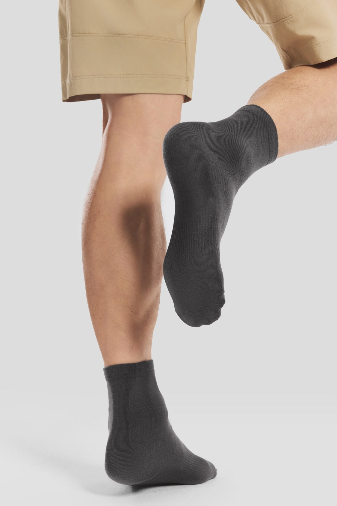 Unisex High-Stretch Cotton Crew Socks (4-Pack) EL039/EL041