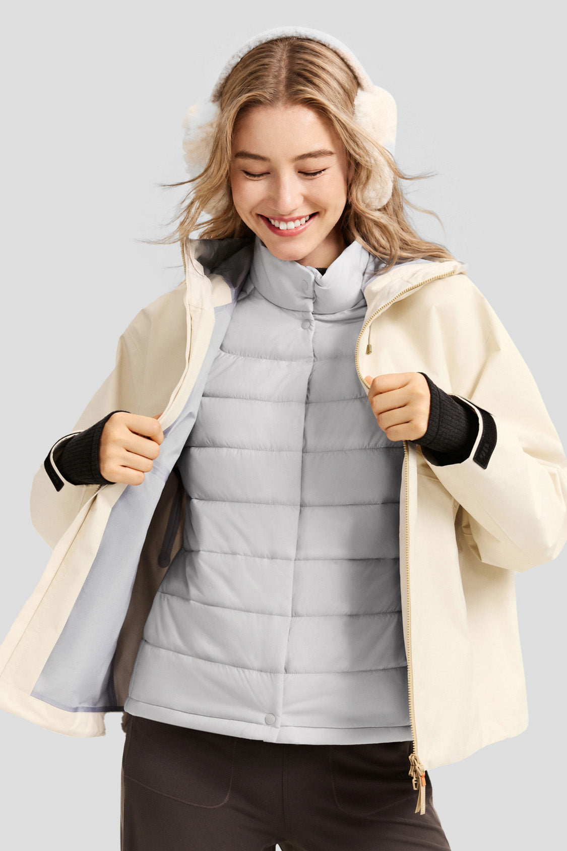 Women's Lightweight Insulated Vest (Mid Warmth) PF007