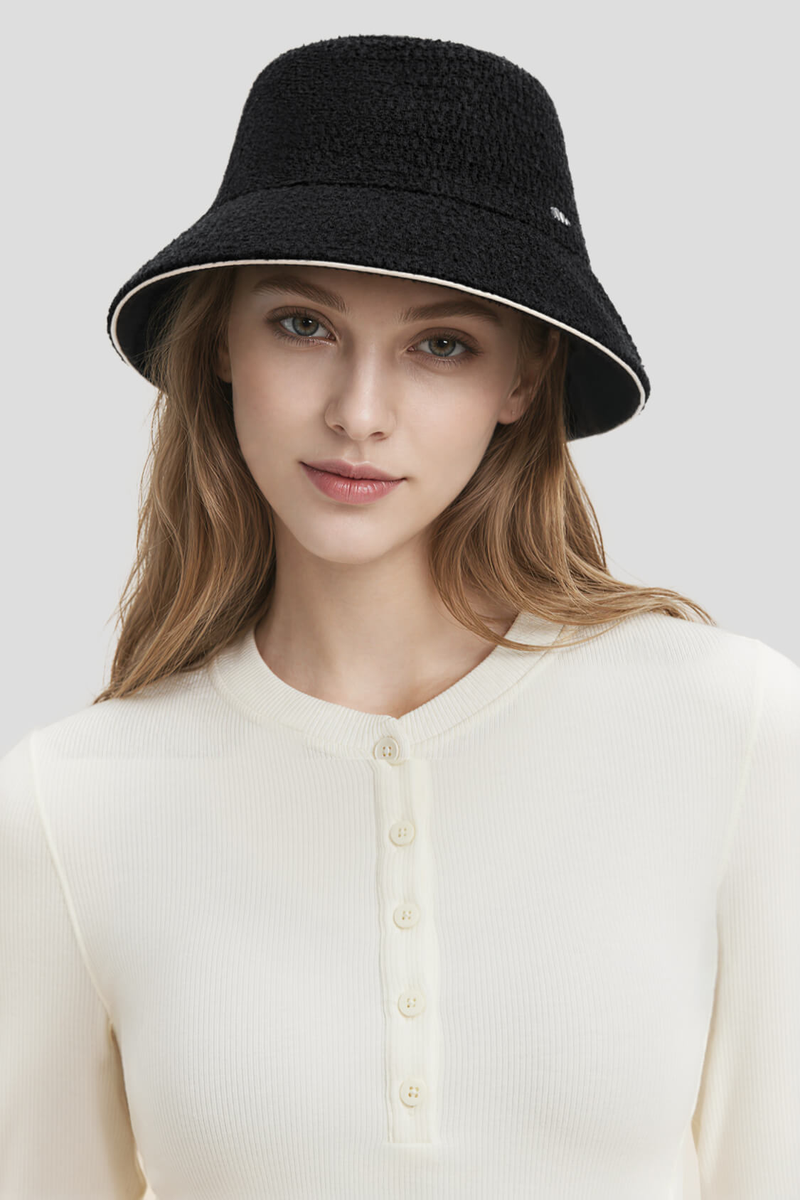Tweed Bucket Hat  UPF50+ WD008