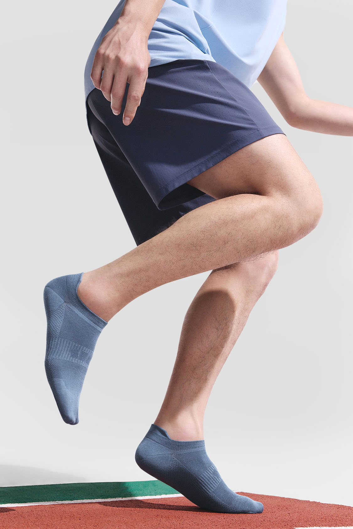 Men's Breathable Odor-Control Ankle Socks 4-Pack AF008