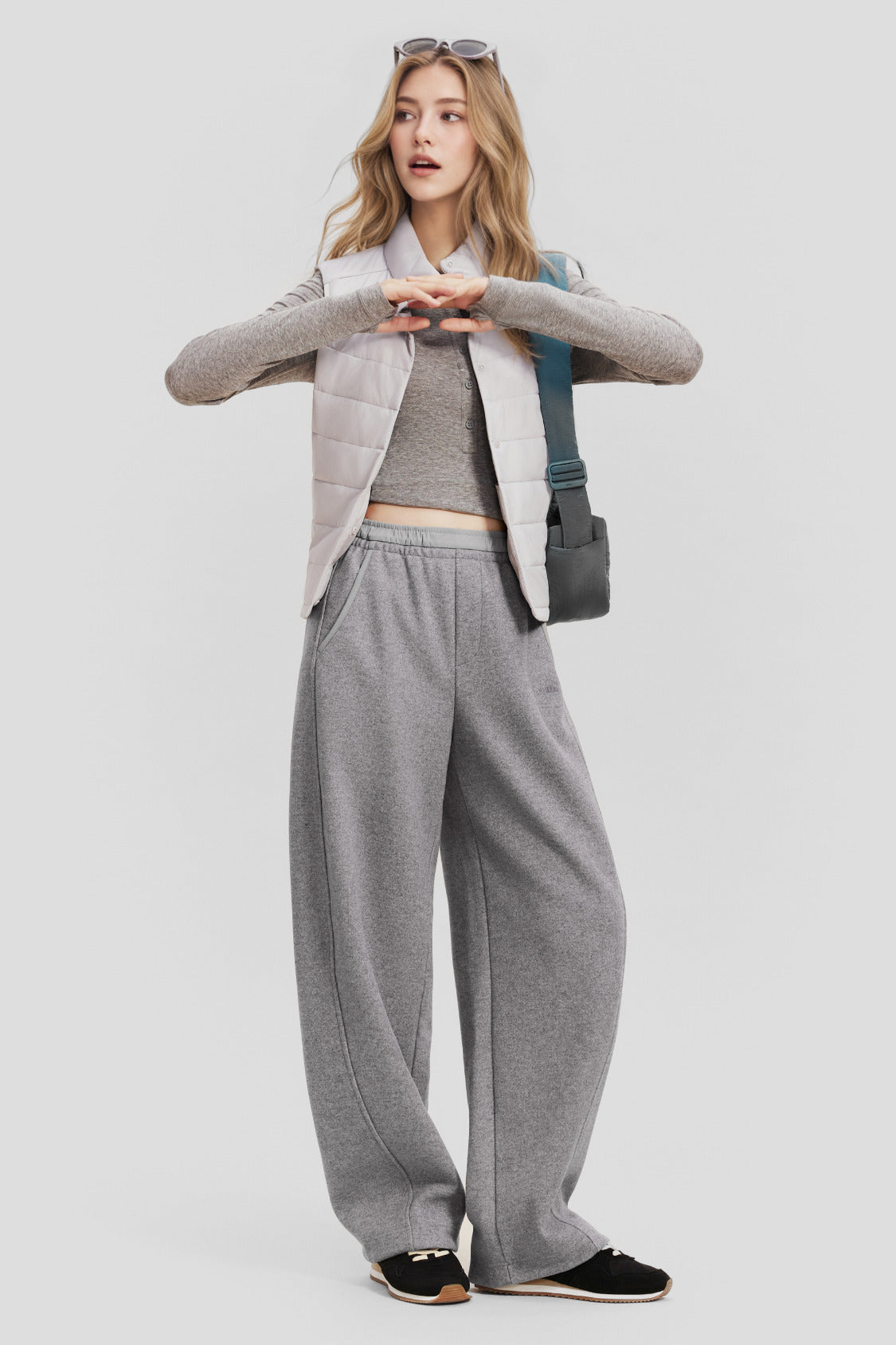 Women's Double-Layer Relaxed-Fit Thermal Pants (Mid Warmth) SF011