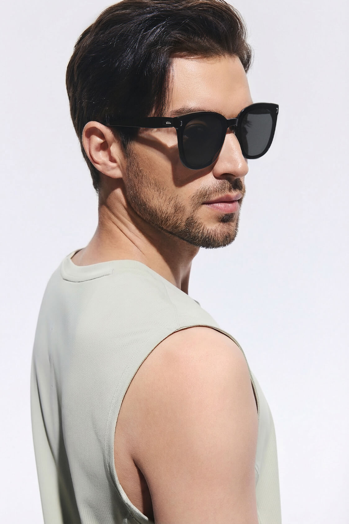 Oversized Square-Round Frame Sunglasses UV 400 FD020/FD421