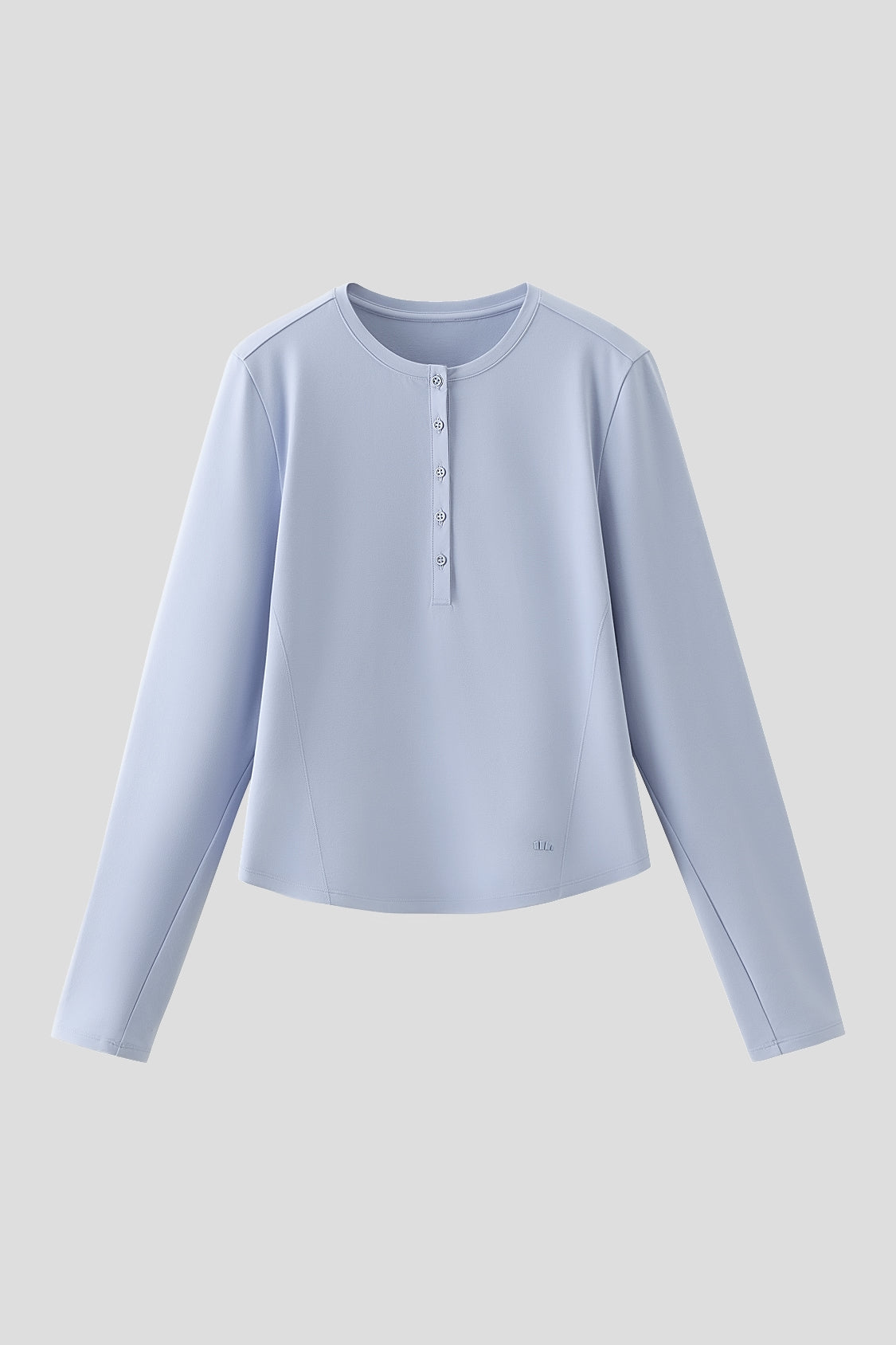 Women's Slim-Fit Long-Sleeve Henley T-Shirt CT022