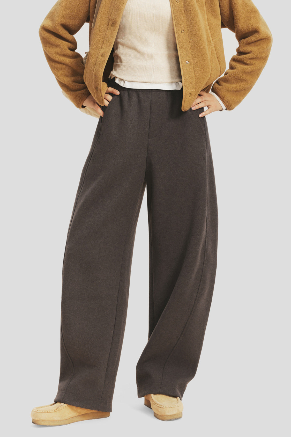Women's Double-Layer Relaxed-Fit Thermal Pants (Mid Warmth) SF011