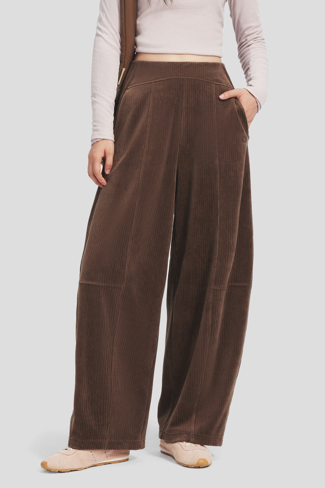 Women's Stretch Relaxed-Fit Pants EL011