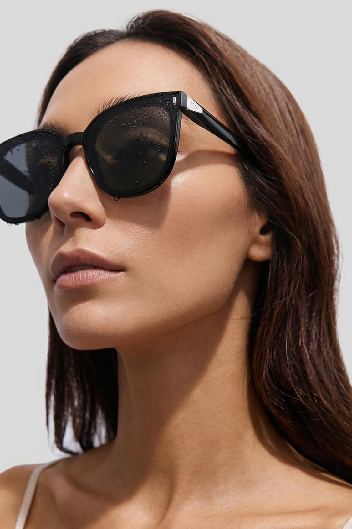 Oversized Square-Round Frame Sunglasses UV 400 FD020/FD421