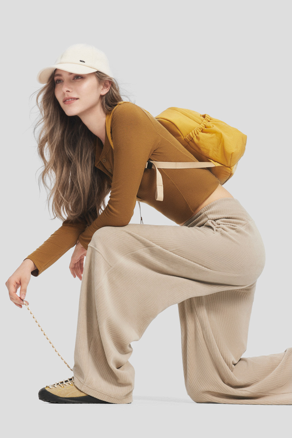 Women's Stretch Relaxed-Fit Pants EL011