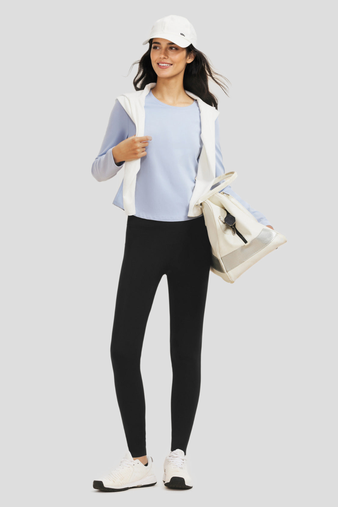 Women's High-Stretch Latex Waist Leggings HE023/HE024