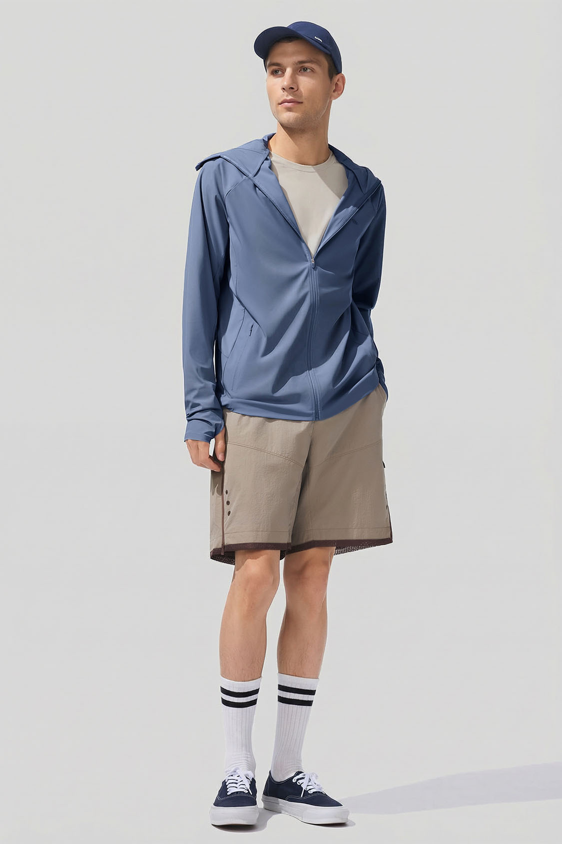 Herren Kühlende, atmungsaktive Sonnenschutz-Jacke UPF 100+ AL106/AL106