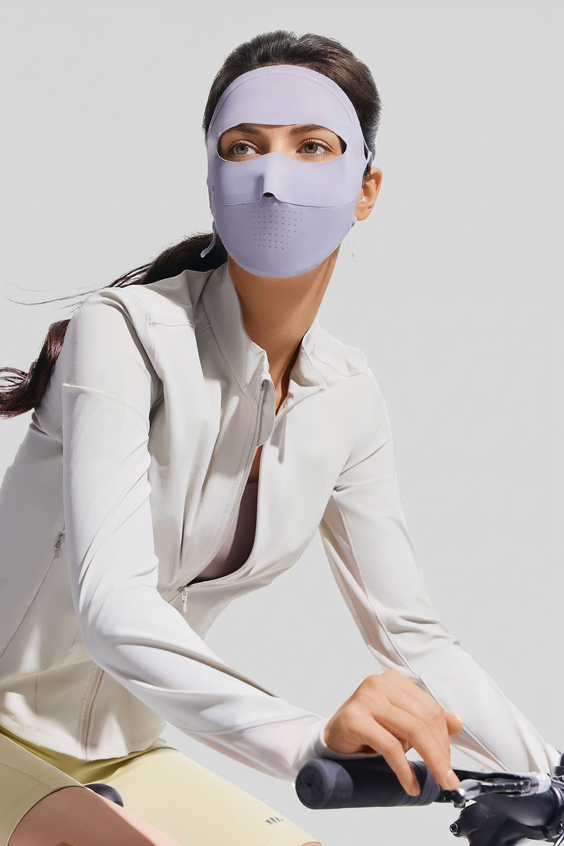 Dames Lichtgewicht Zonnebeschermingsgezichtsmasker UPF 50+ AL204