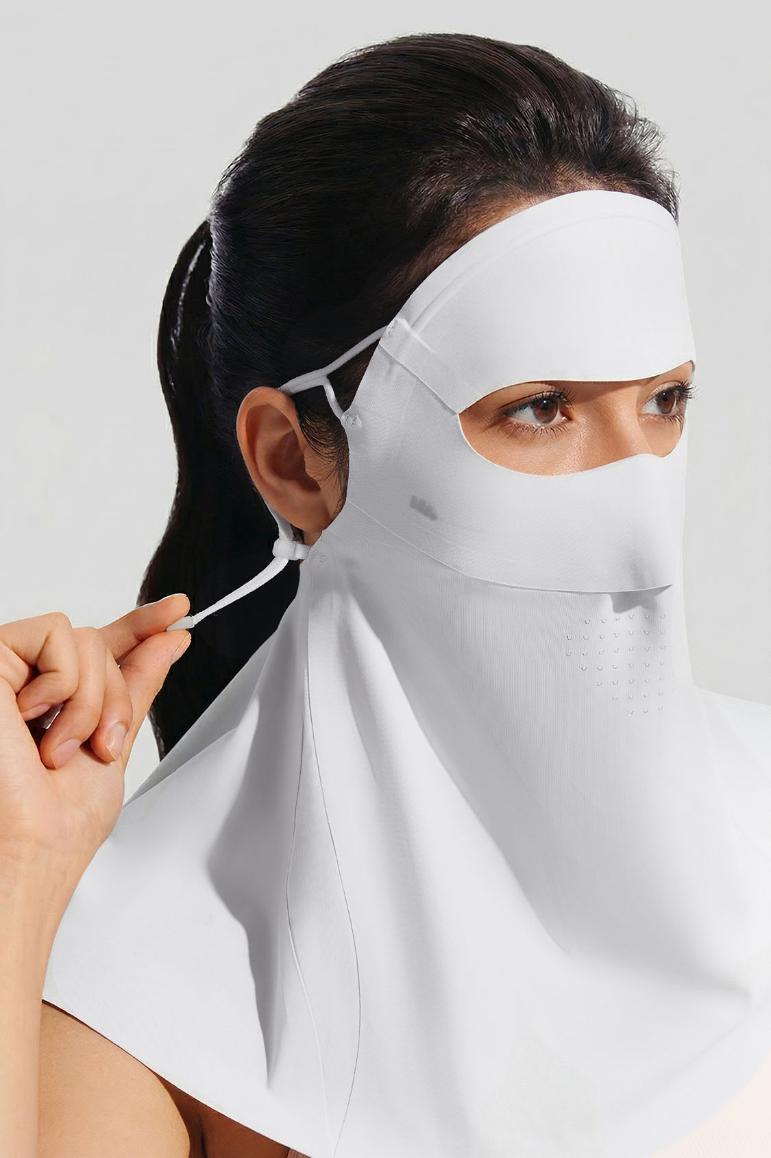 Cubierta facial ligera para protección solar para mujer UPF 50+ AL207