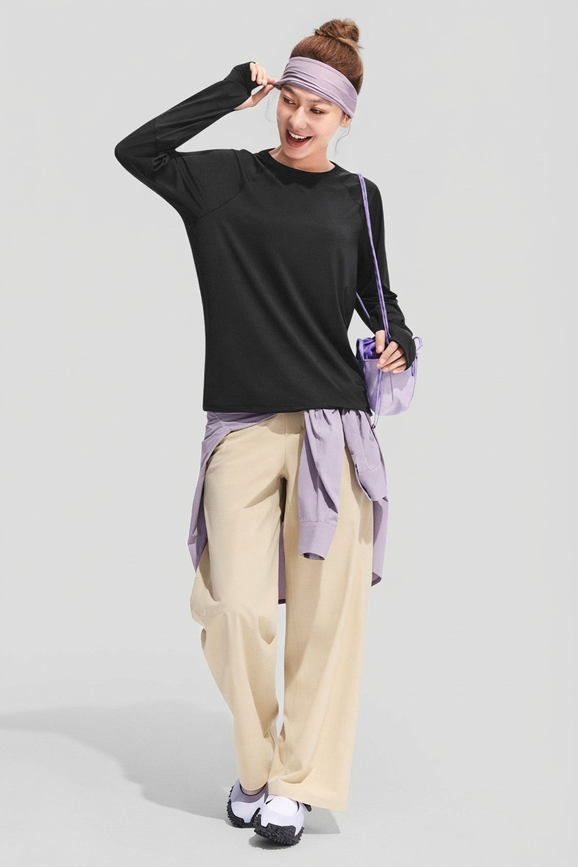 Women's Breathable Sun Protection Long-Sleeve Tee UPF 50+ AS001
