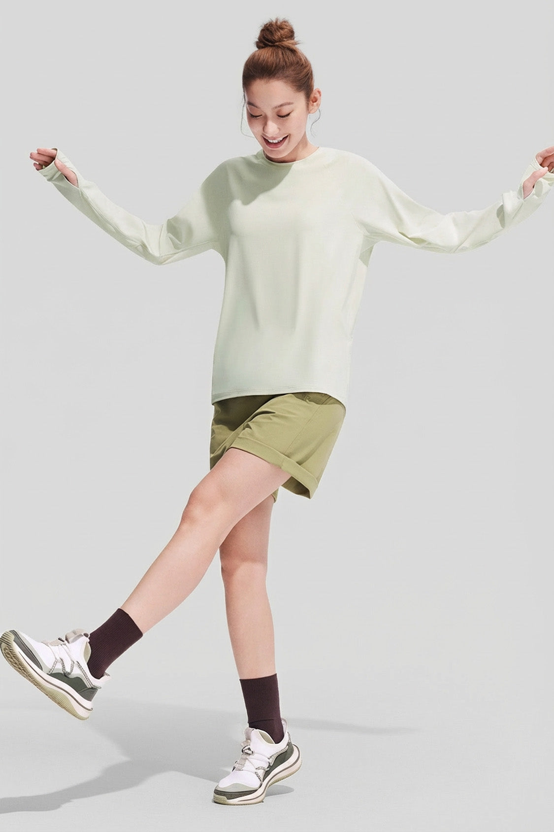 Women's Breathable Sun Protection Long-Sleeve Tee UPF 50+ AS001