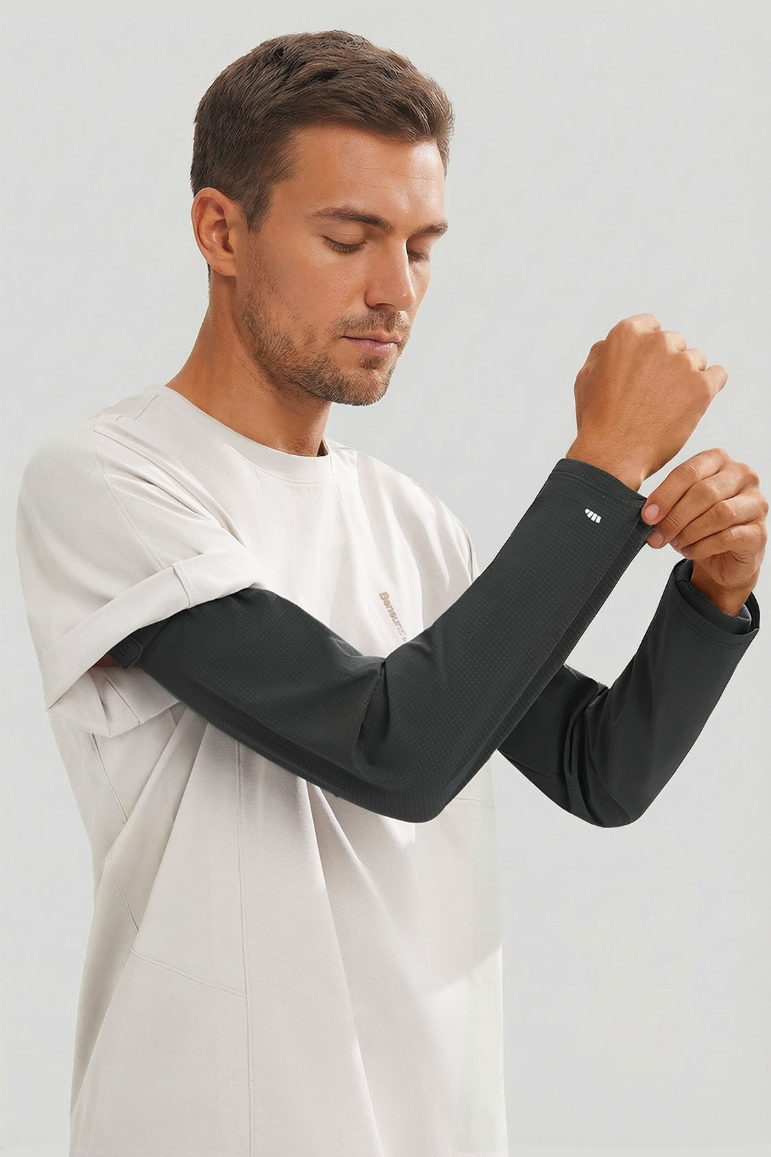 Men's Breathable Sun Protection Arm Sleeves UPF 50+ AS017/TS873