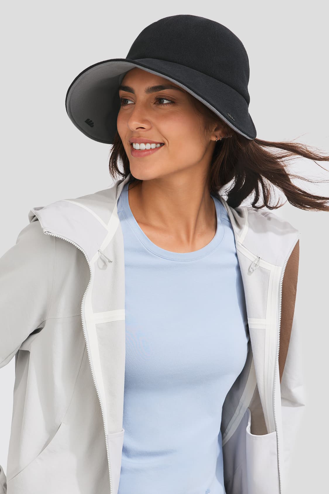 Reversible Wide-Brim Baseball Cap UPF50+ WD006