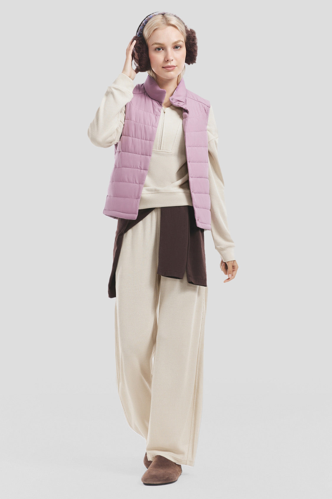 Conjunto de estar de punto transpirable para mujer AF012/AF014