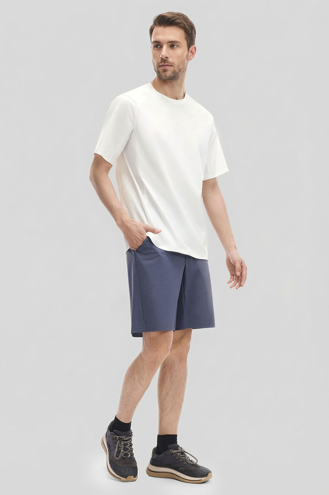 Men's Dual-Layer Cooling Performance T-Shirt UPF 50+ DR015