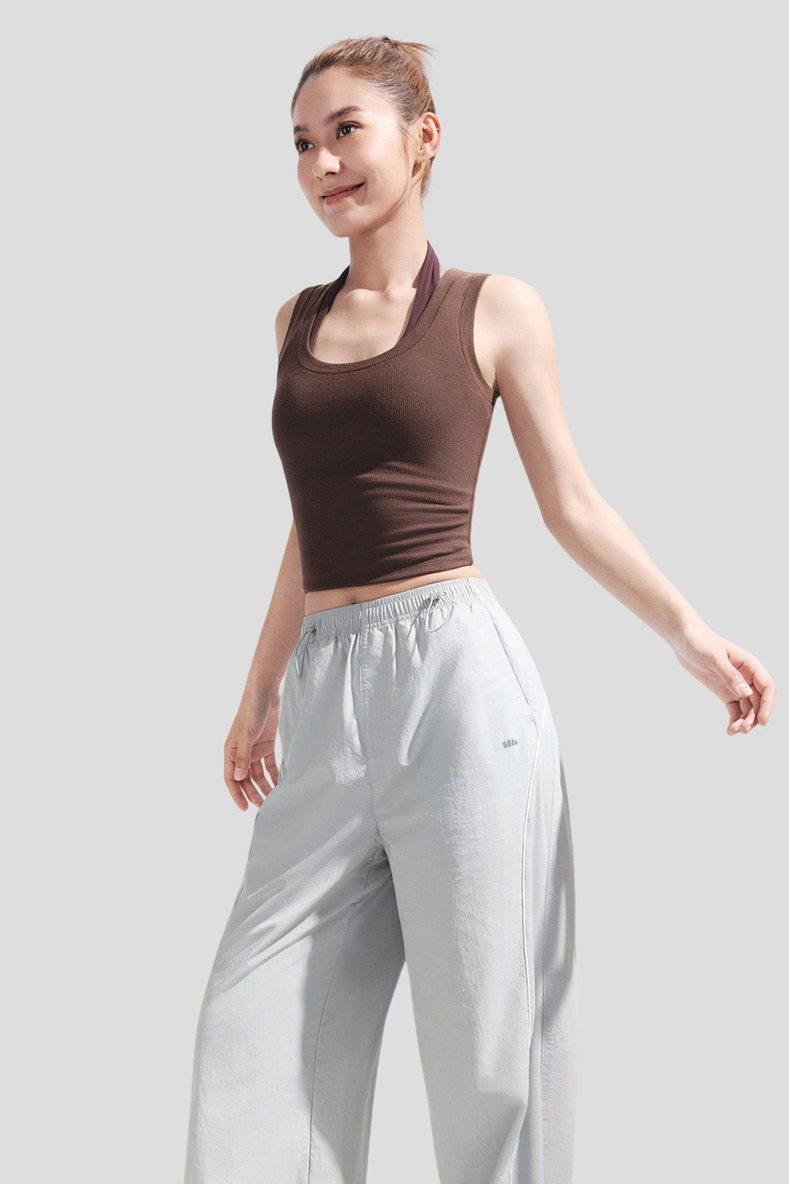 Pantalones de pierna recta de secado rápido para mujer con protección solar UPF 50+ DS010/DS891