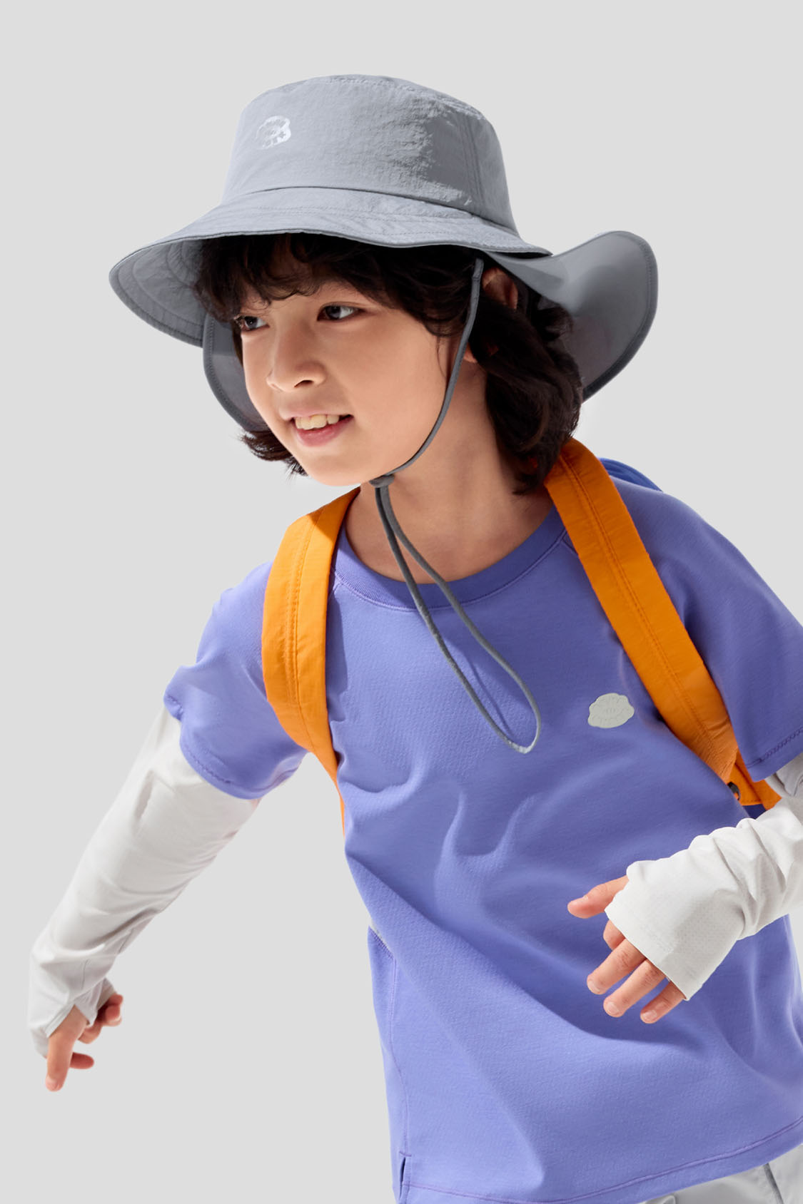 Fold - Cappello da sole pieghevole per bambini con protezione spalle UPF50+