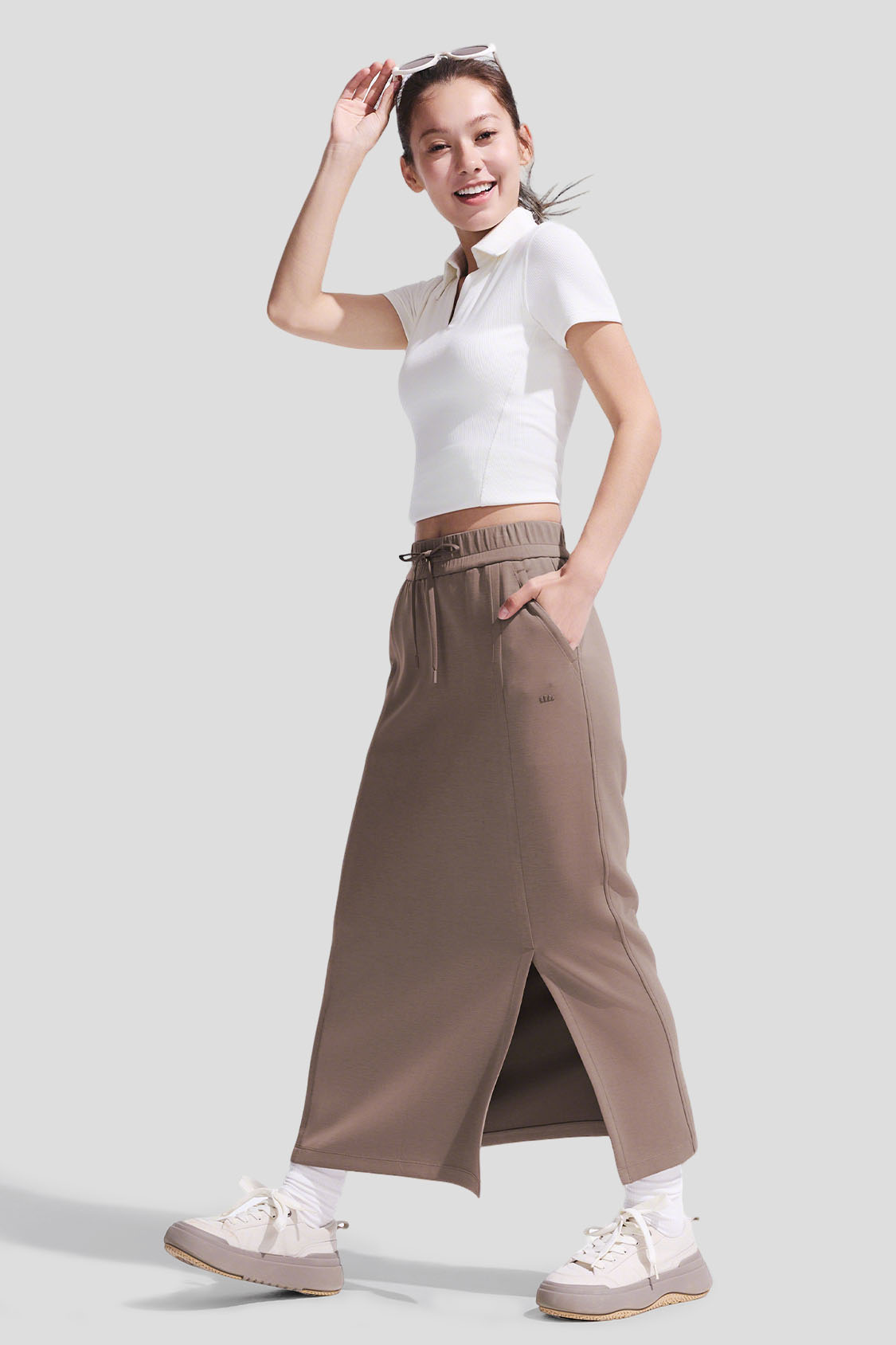 Women's Stretch Knit Straight Skirt EL004