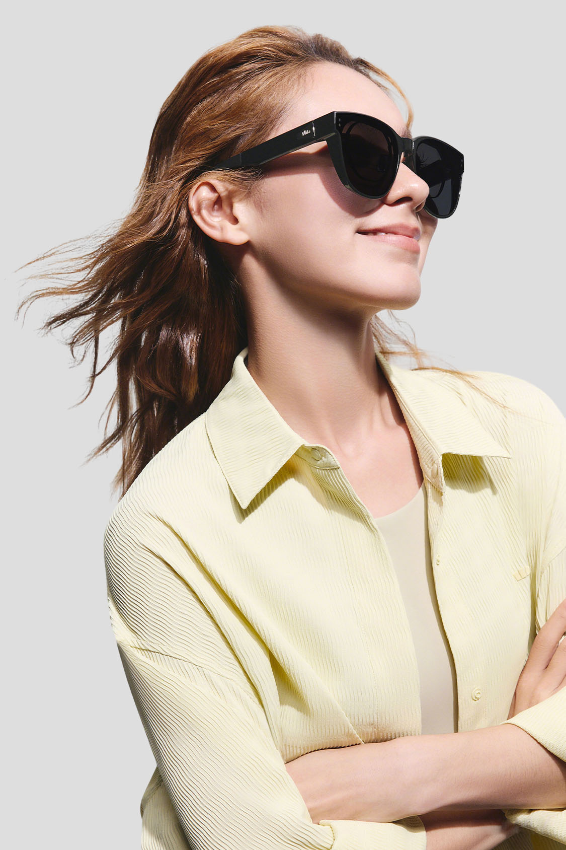 Gafas de sol graduadas con montura cuadrada-redonda UV 400 FD008