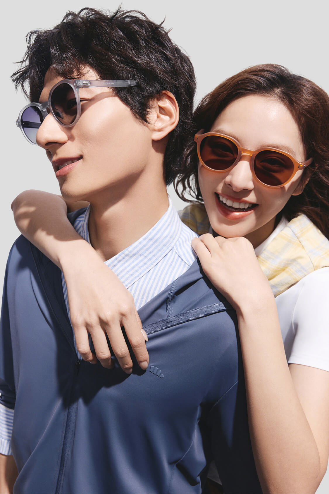 Small Round Frame Sunglasses UV 400 FD018/FD427