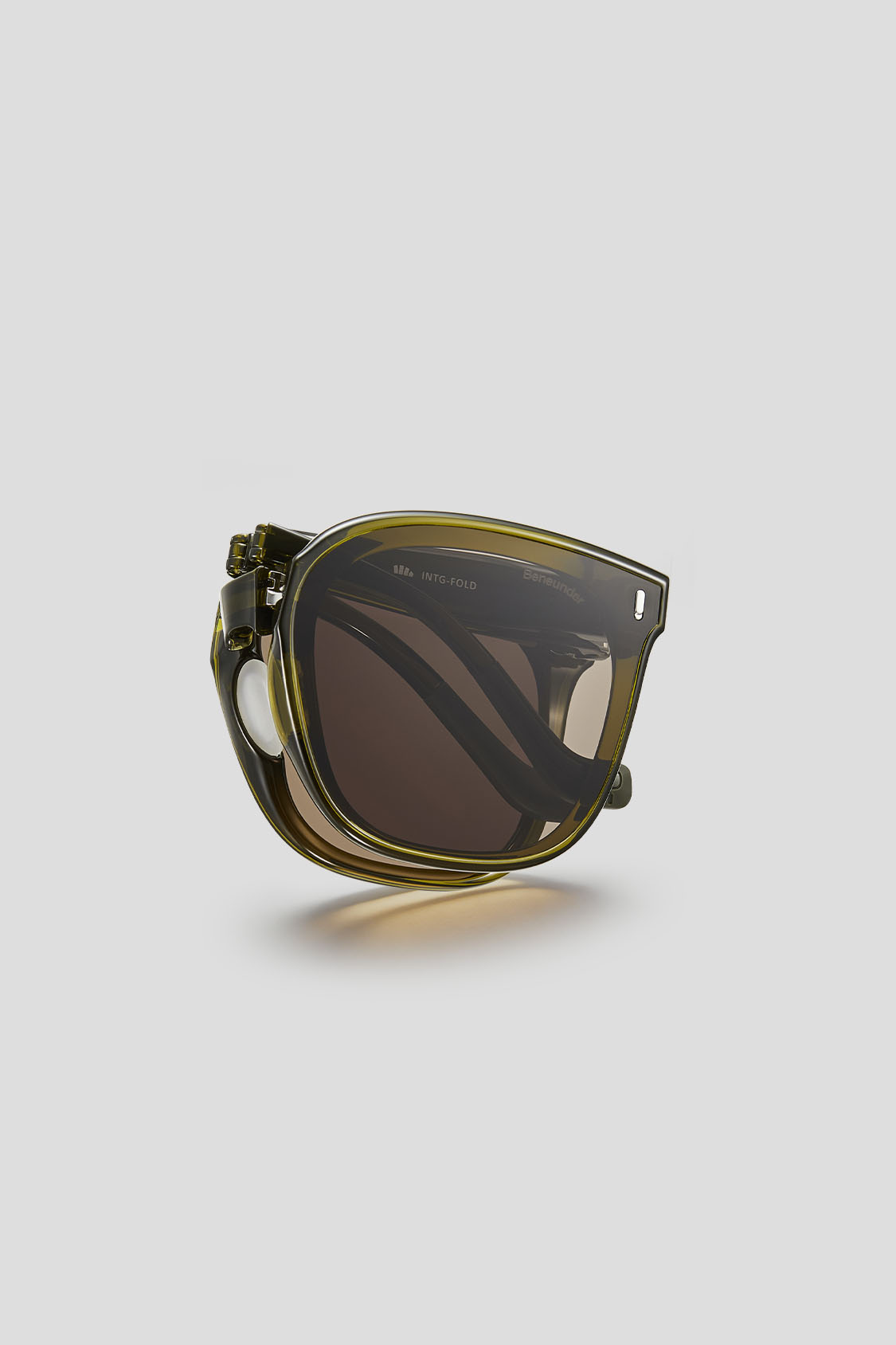 Occhiali da sole oversize con montatura quadrata-rotonda UV 400 FD025