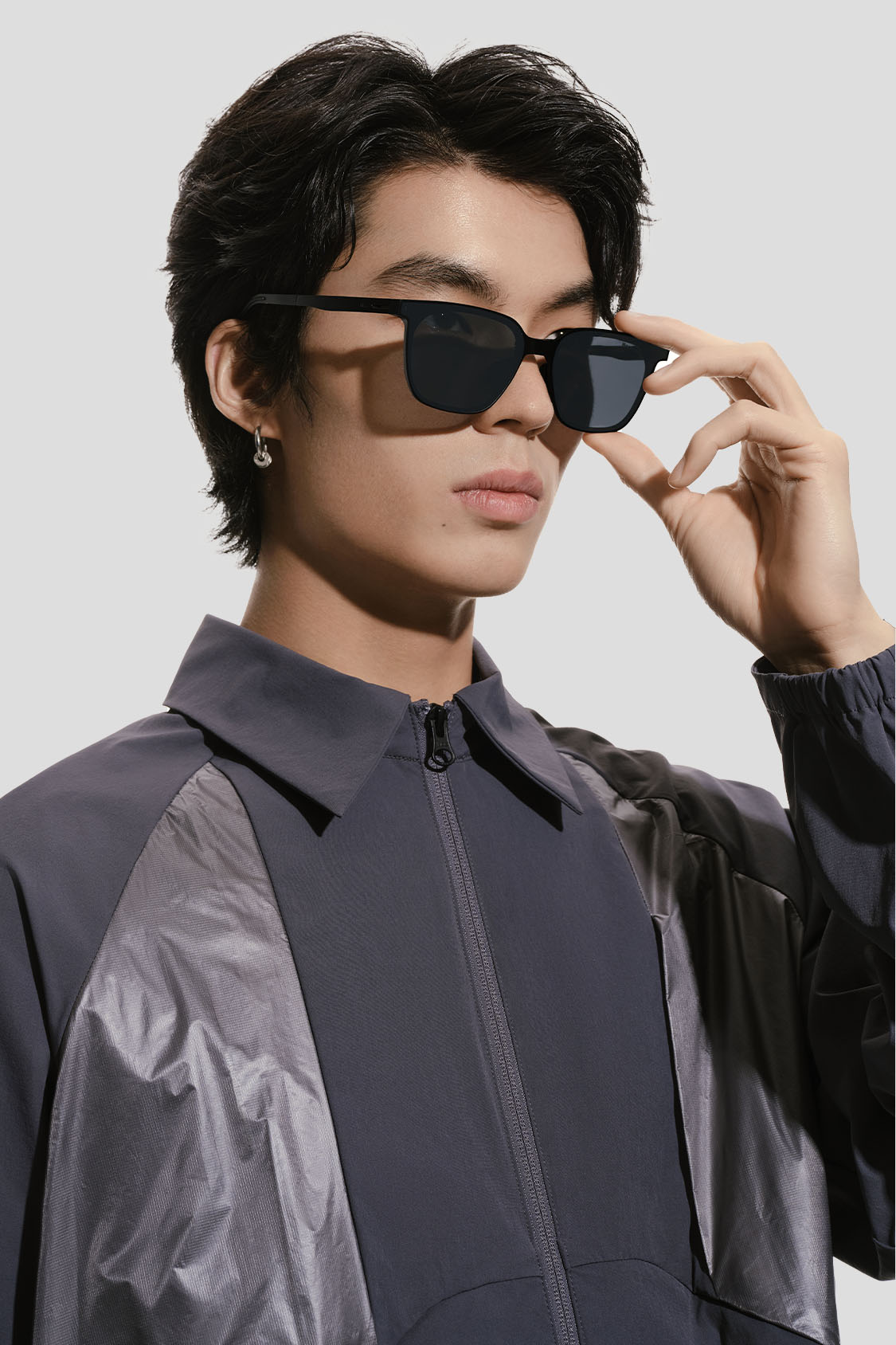 Men's Square Folding Sunglasses UV 400 FD434