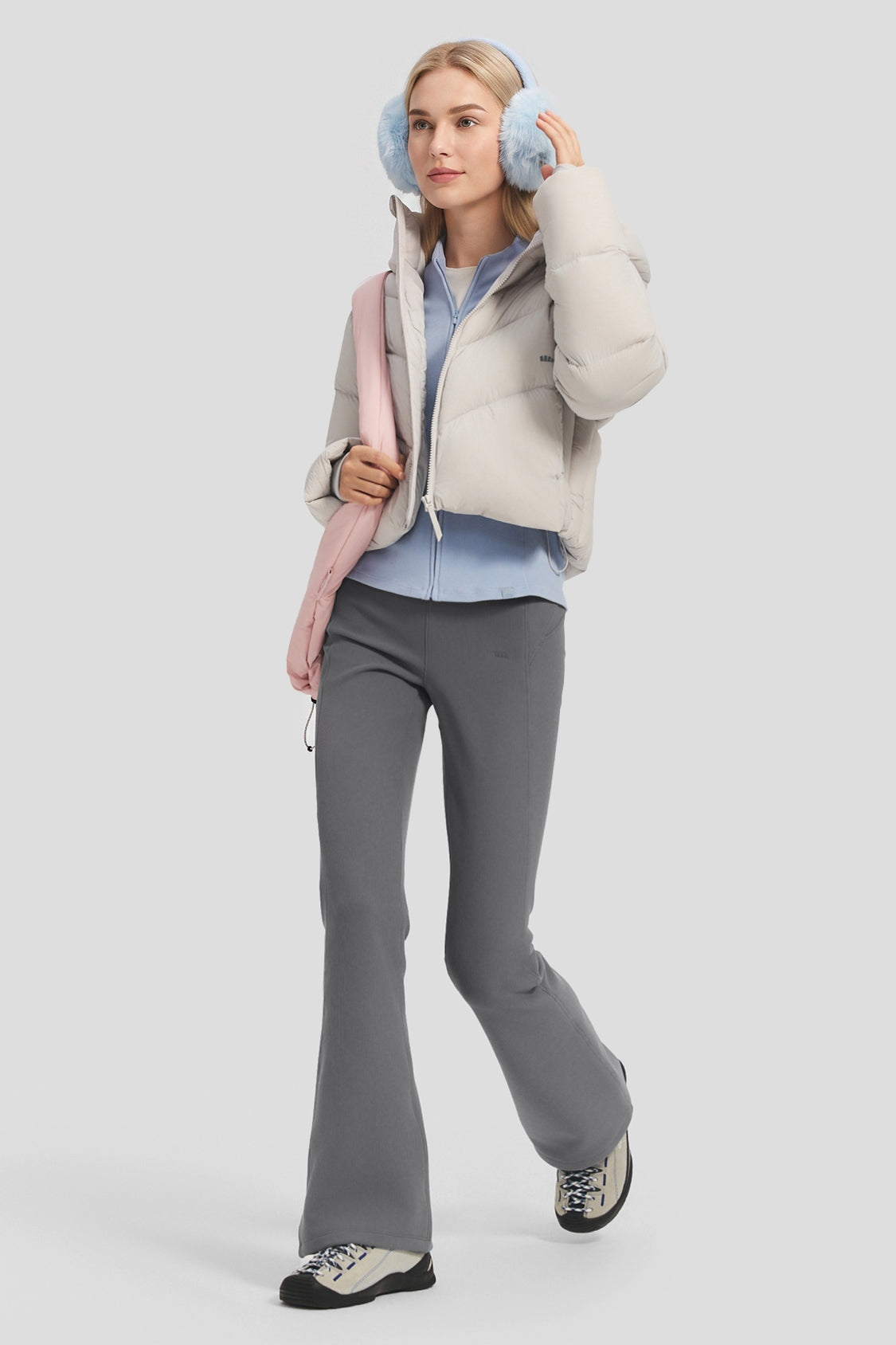 Women's High-Stretch Slight Flare Pants EL012/EL015