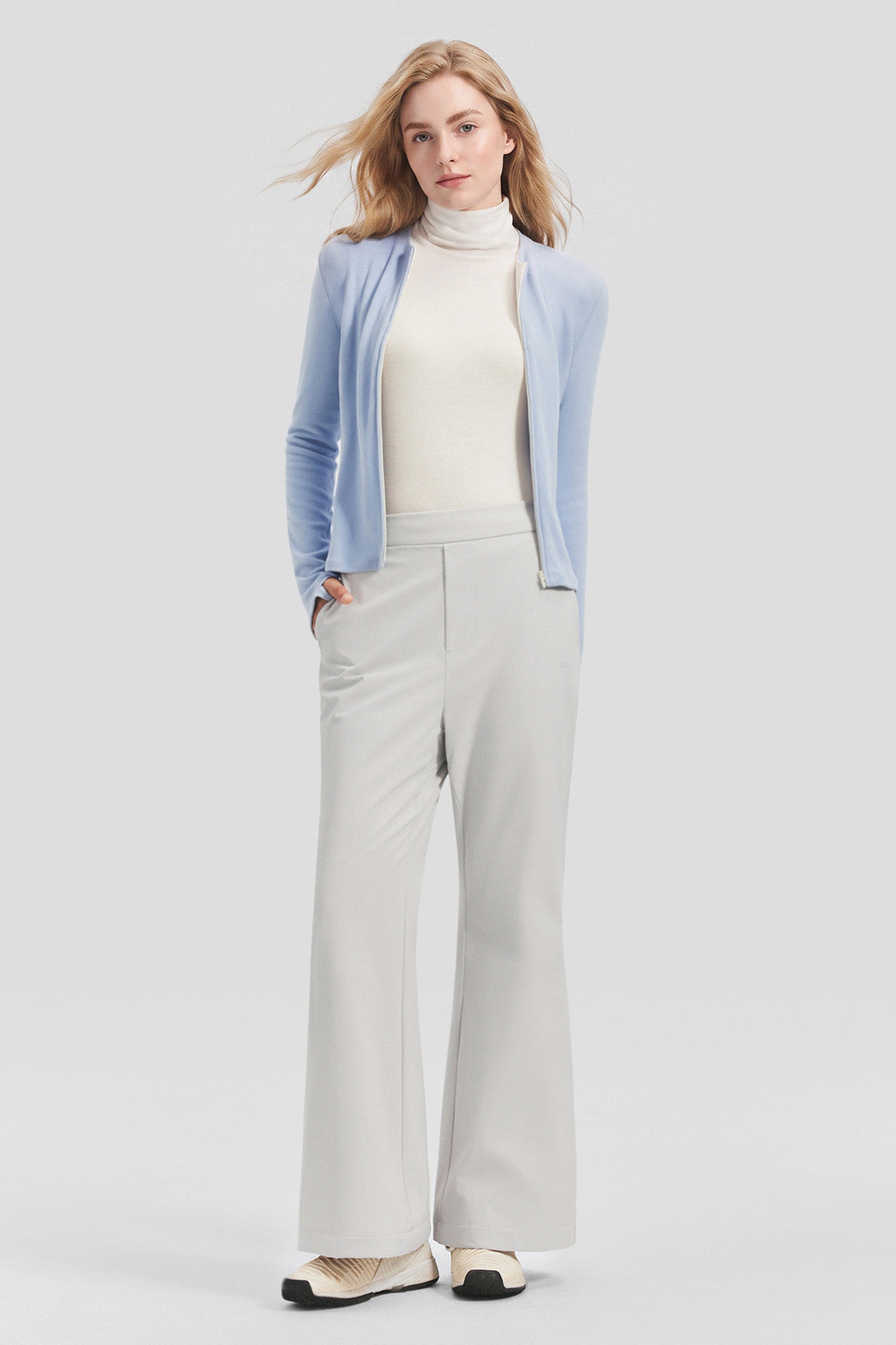 Women's Stretch Slight Flare Insulated Pants (High Warmth) CL008