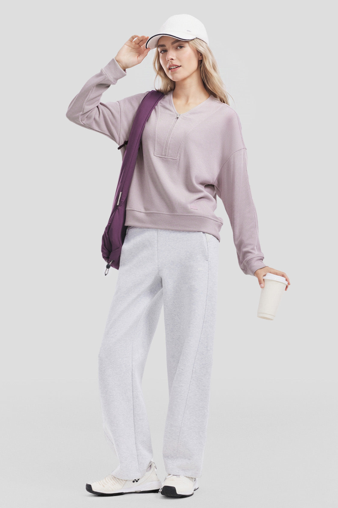 Conjunto de estar de punto transpirable para mujer AF012/AF014