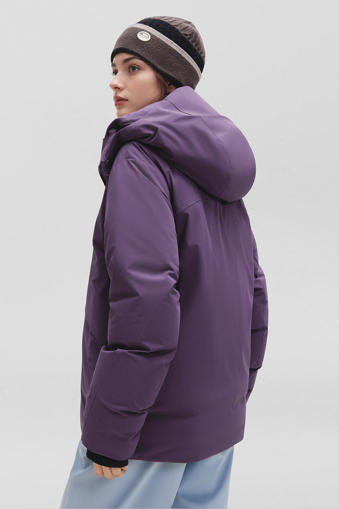 FrostShield – Giacca in piuma da donna dalla vestibilità squadrata e a protezione integrale (molto calda, maniche lunghe) HD003