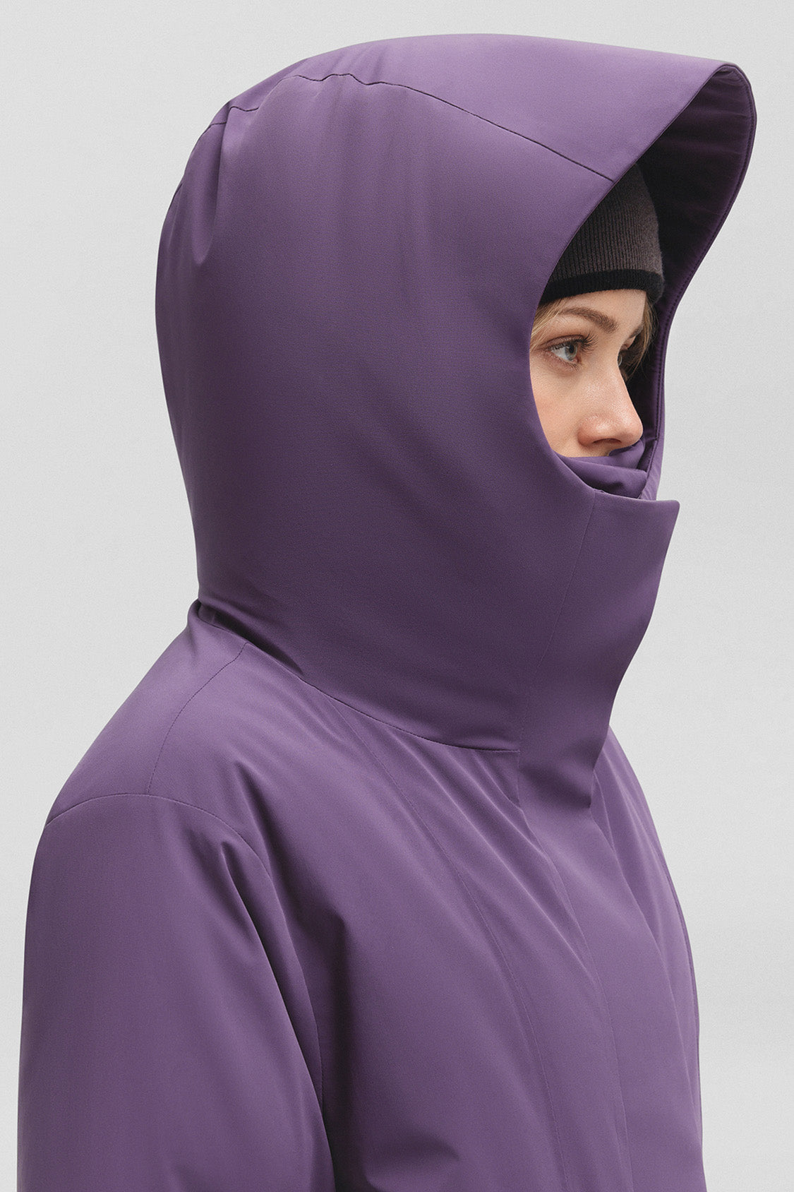 FrostShield – Giacca in piuma da donna dalla vestibilità squadrata e a protezione integrale (molto calda, maniche lunghe) HD003
