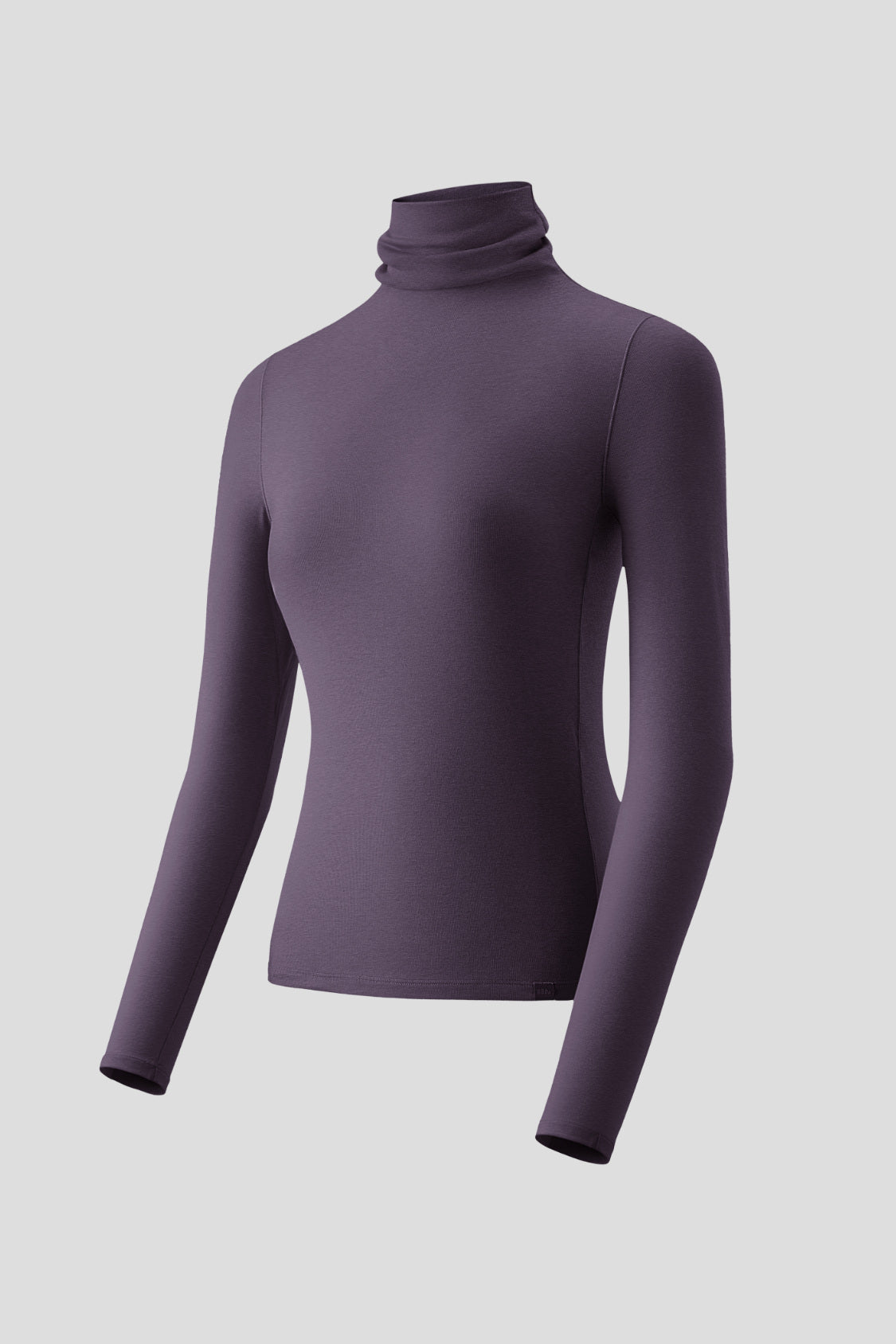 Women's Wool-Blend Turtleneck Base Layer Top (Mid Warmth) HW003