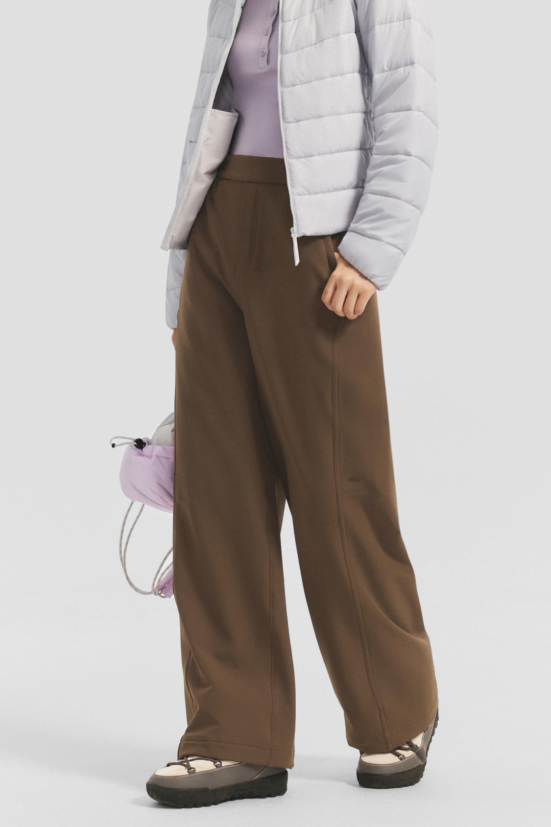 Women's Straight-Leg Softshell Pants (High Warmth) ST020
