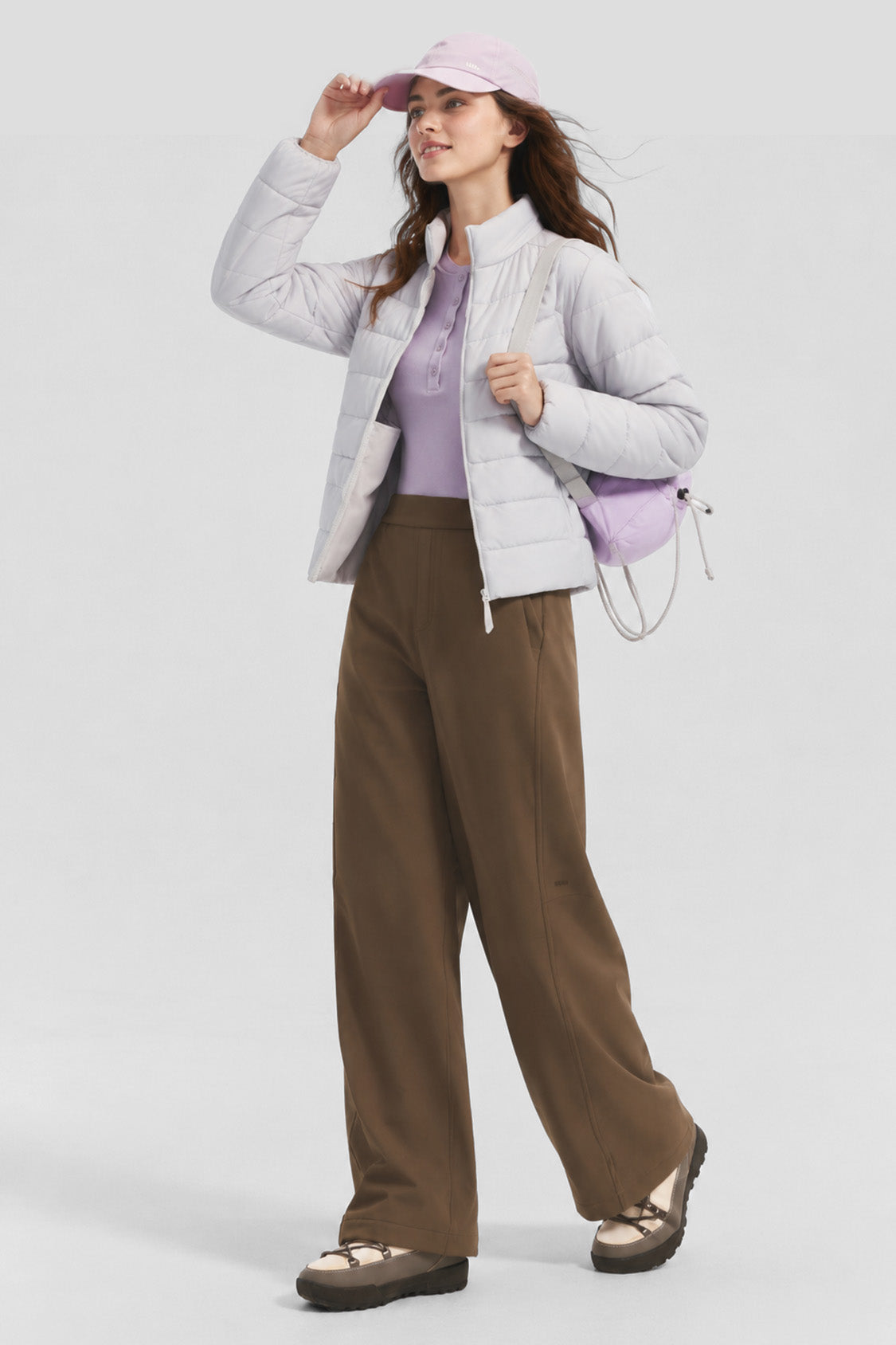 Women's Straight-Leg Softshell Pants (High Warmth) ST020
